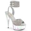 Pleaser - DELIGHT691HTRS Ankle strap sandal - Silver coloured Product image